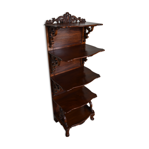 Vitrine acajou