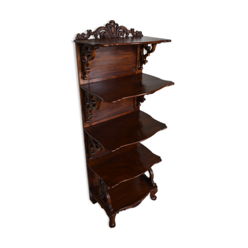 Vitrine acajou