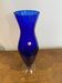 Blue murano glass vase