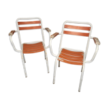 Set of 2 armchairs Tolix T2 50s