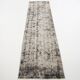 2x9 Faded Soft Wool Navy Blue Vintage Turkish Runner Rug