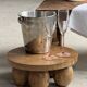 Silver-plated champagne bucket H19 D19