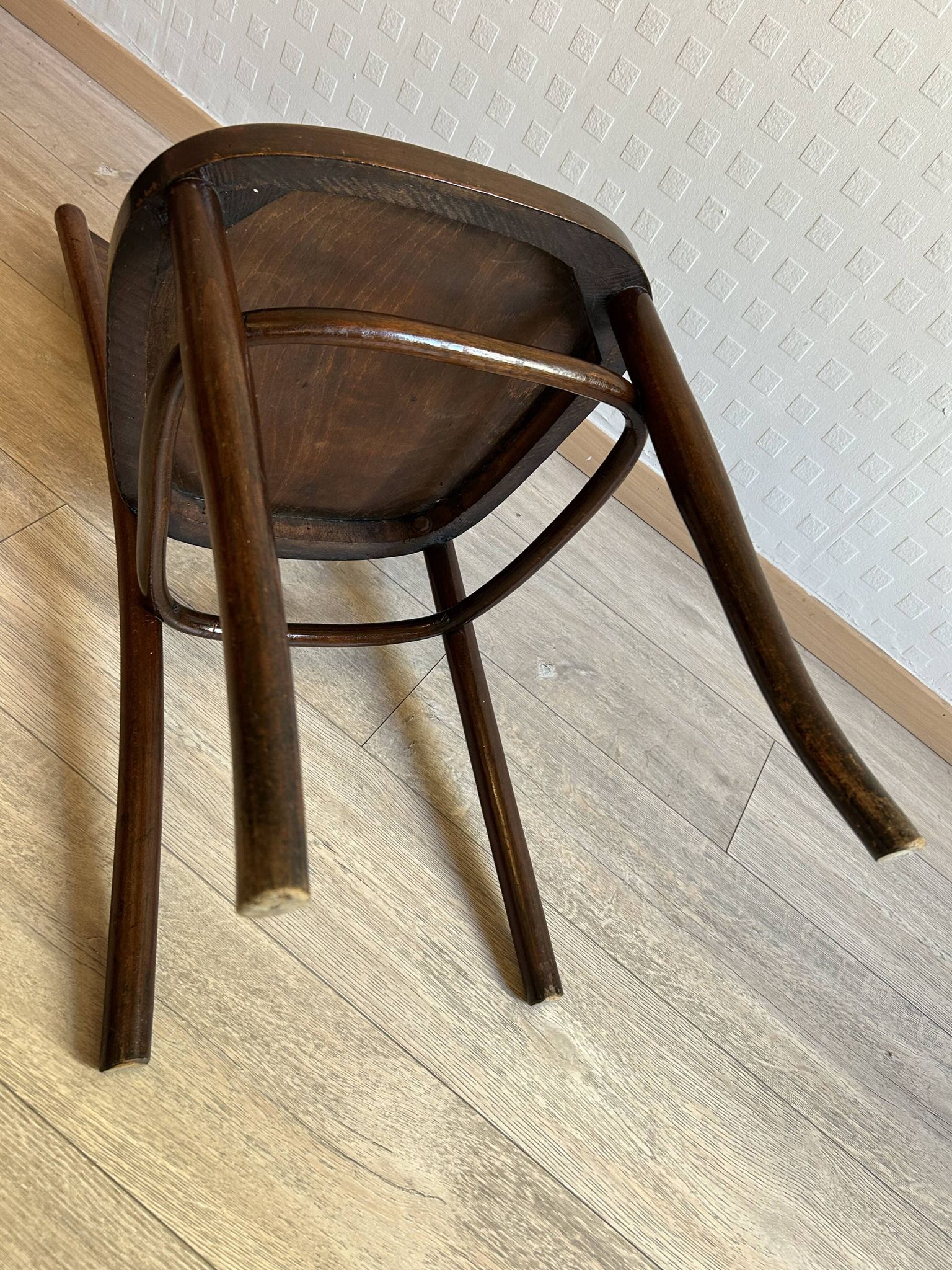 6 antique chairs Jacob & Josef Kohn – Vienna – Decorated bent wood – Style