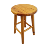 Vintage pine stool
