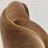 1970s, Danish set of two velour chairs, original condition