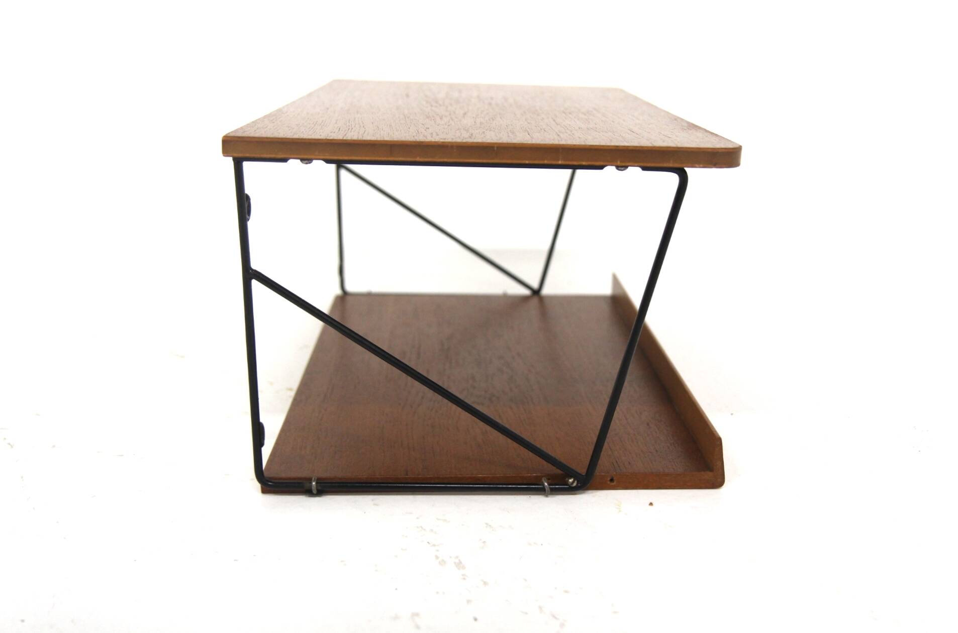 Wall shelf, Scandinavian bedside table in teak, Sweden, 1950.