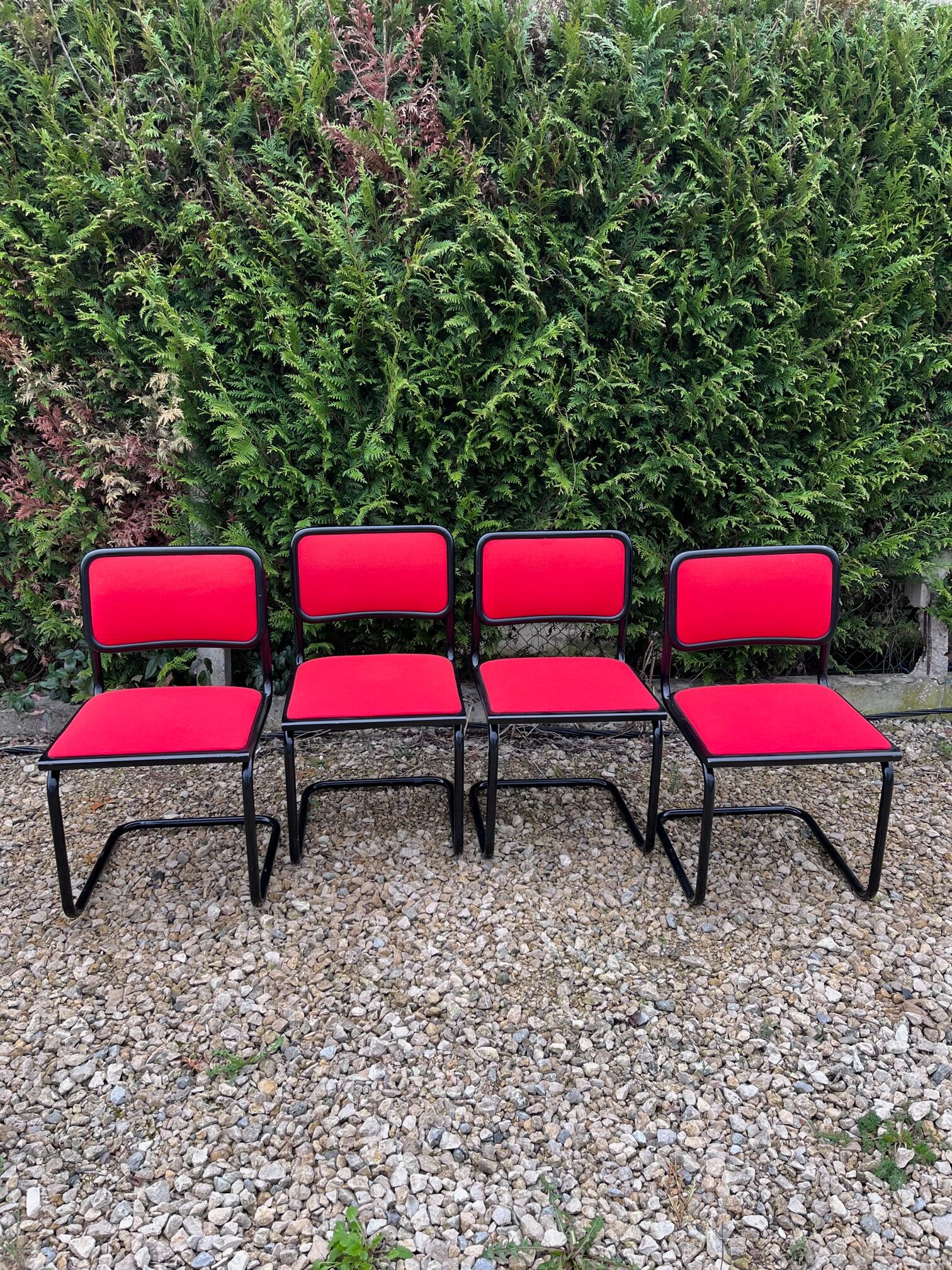 4 B34 chairs by Marcel Breuer