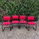 4 chaises B34 de Marcel Breuer