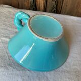 Turquoise twisted ceramic trinket tray