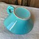 Turquoise twisted ceramic trinket tray