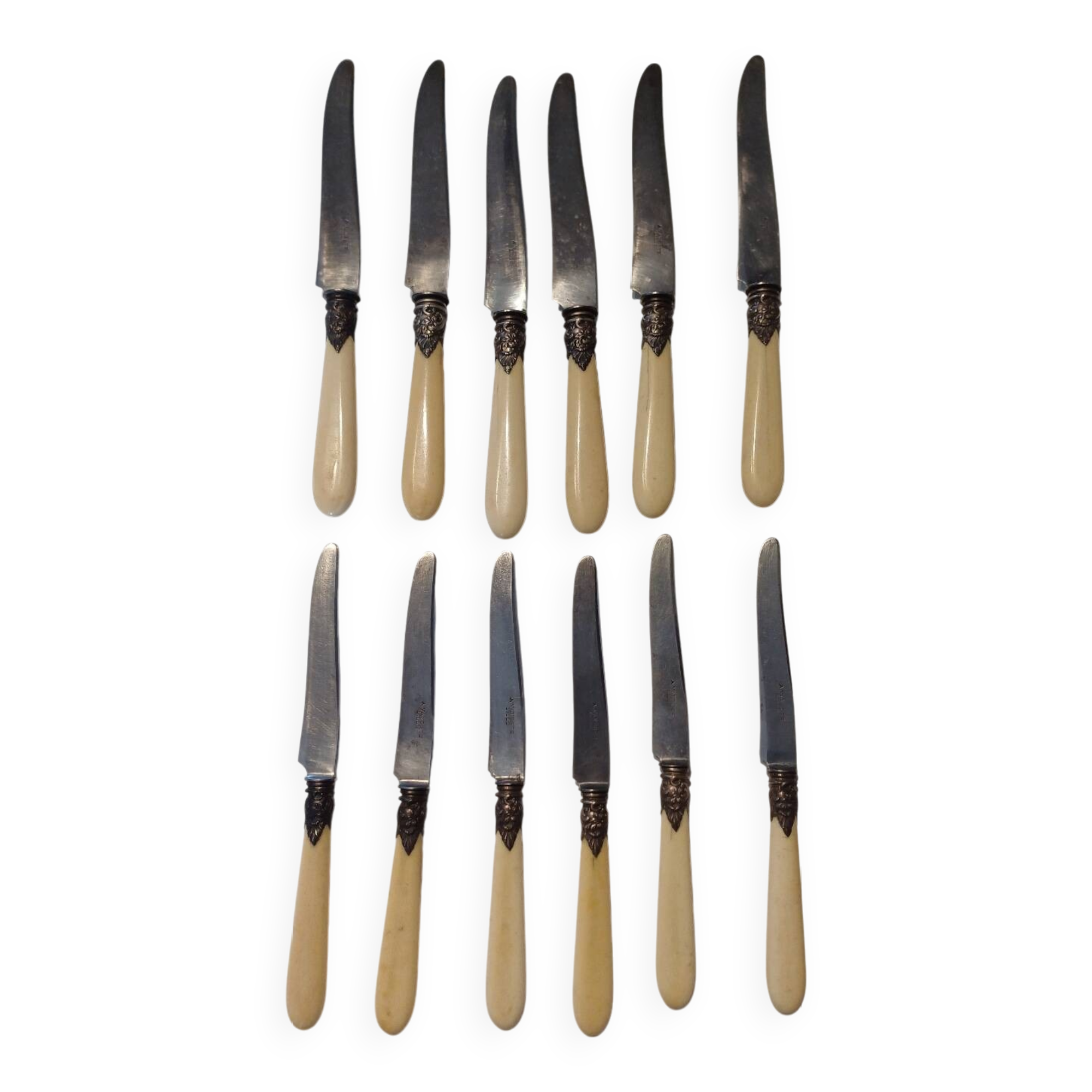 12 antique knives