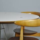 FRITZ HANSEN / “heart” dining chairs, FH4103 / Hans J. Wegner / Denmark 50s