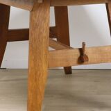 Table de repas de René Gabriel en chêne, 1950