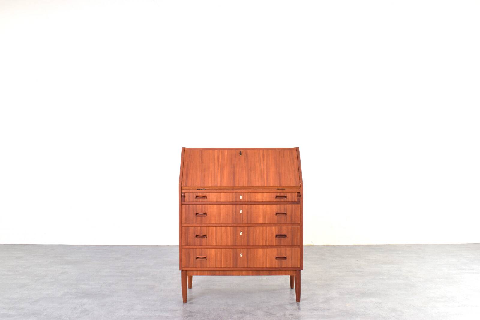 Mid-Century Danish Teak Secretary, 1960s.