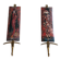 Pair of Commedia dell'Arte Coat Hooks in the Style of Fornasetti, Italy, glass