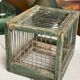 Cage à oiseaux en bois et acier