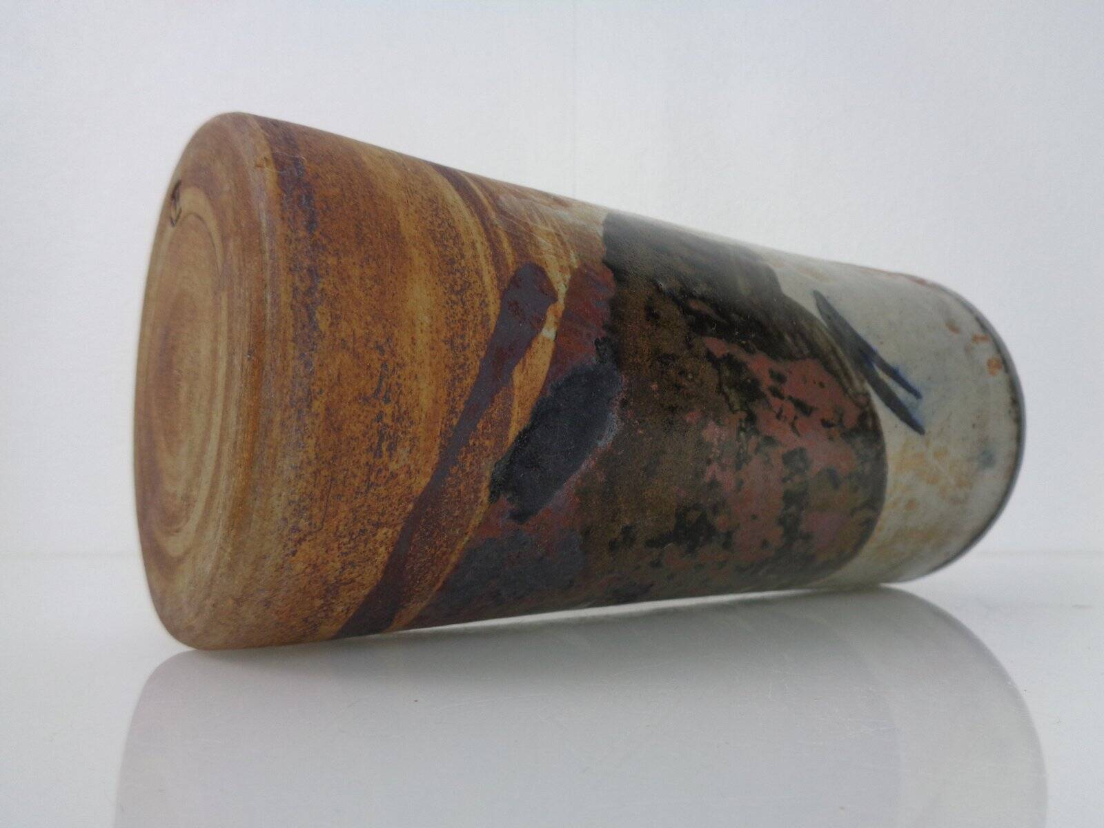 Danish stoneware vase by Conny Walther, 1960s
