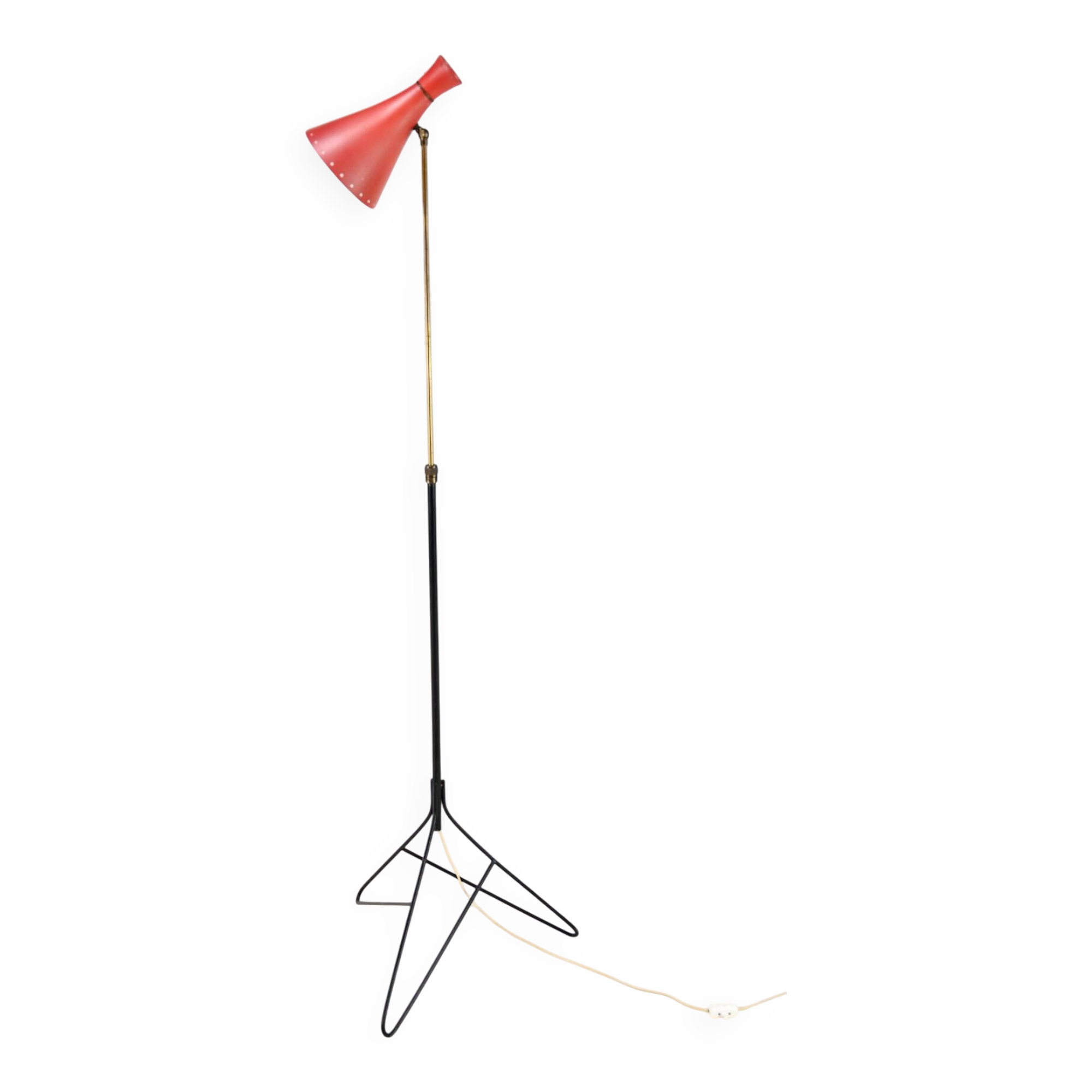 Lampadaire Diabolo dans le goût de Svend Aage Holm Sørensen, Danemark circa 1950