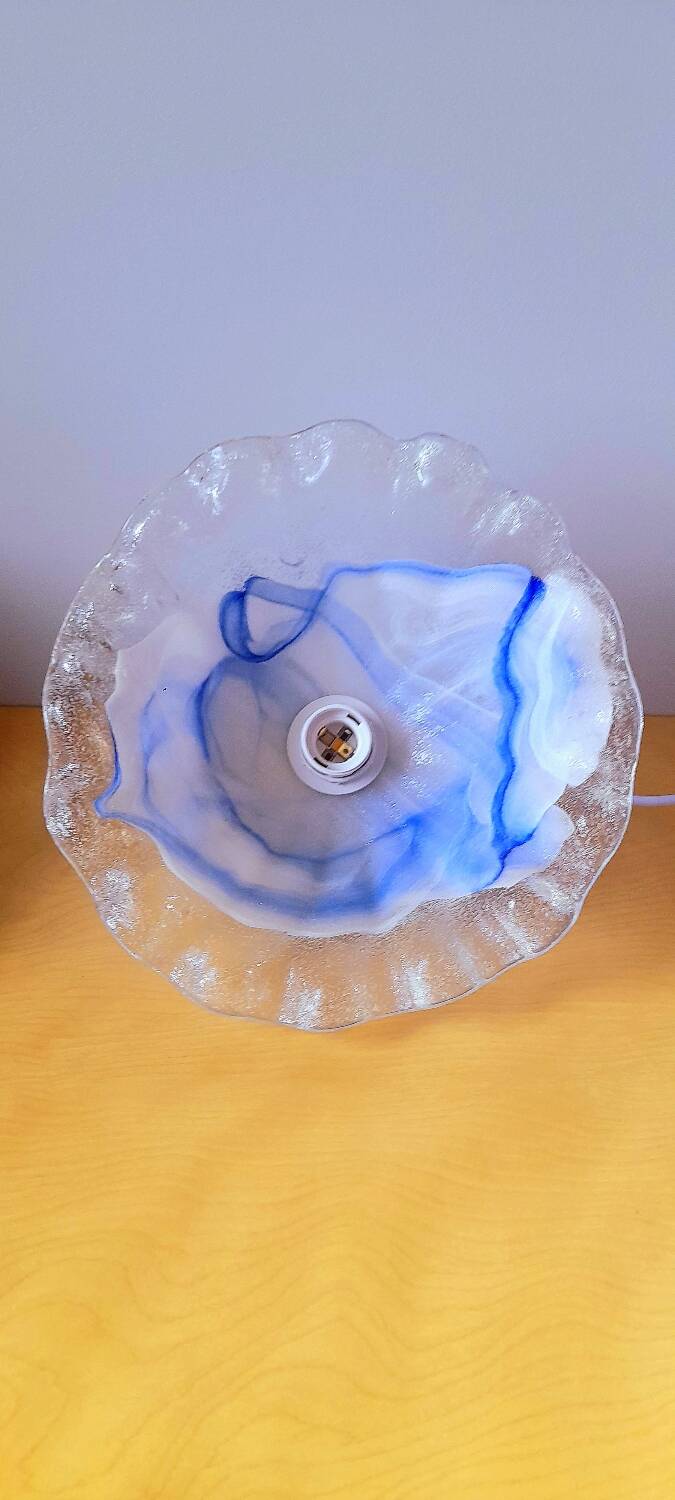 Murano blown glass jellyfish pendant light