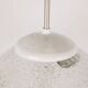 Vintage Mid Century Modern round glass pendant light