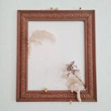 Antique carved wooden frame 64 x 54