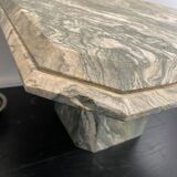 Green marble coffee table