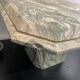 Green marble coffee table