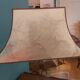 Lamp Le Dauphin in Plexiglas and brass from the 70