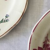 Gien earthenware plates