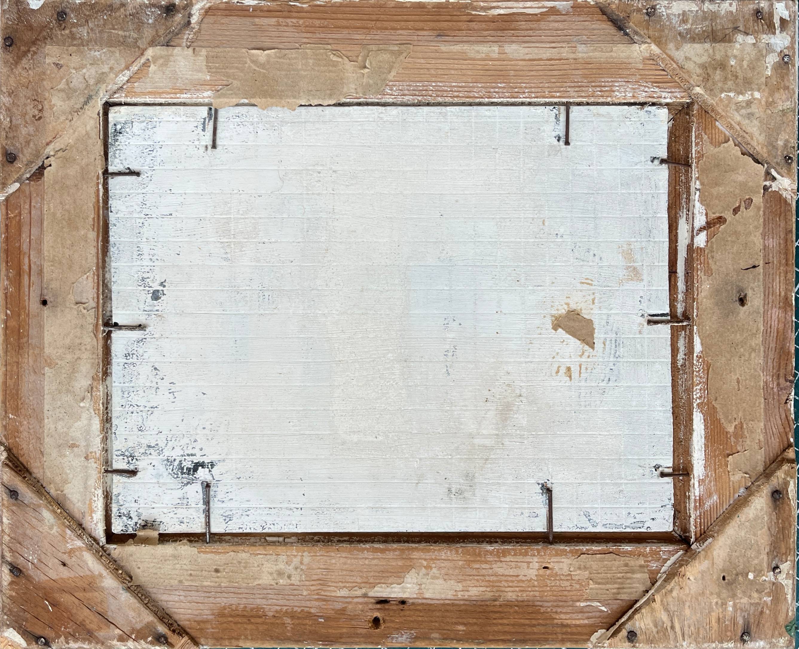 Oil painting "Landscape with River and Weir" signed GIO Pacetti 1943