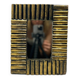 Miroir art déco en bois doré