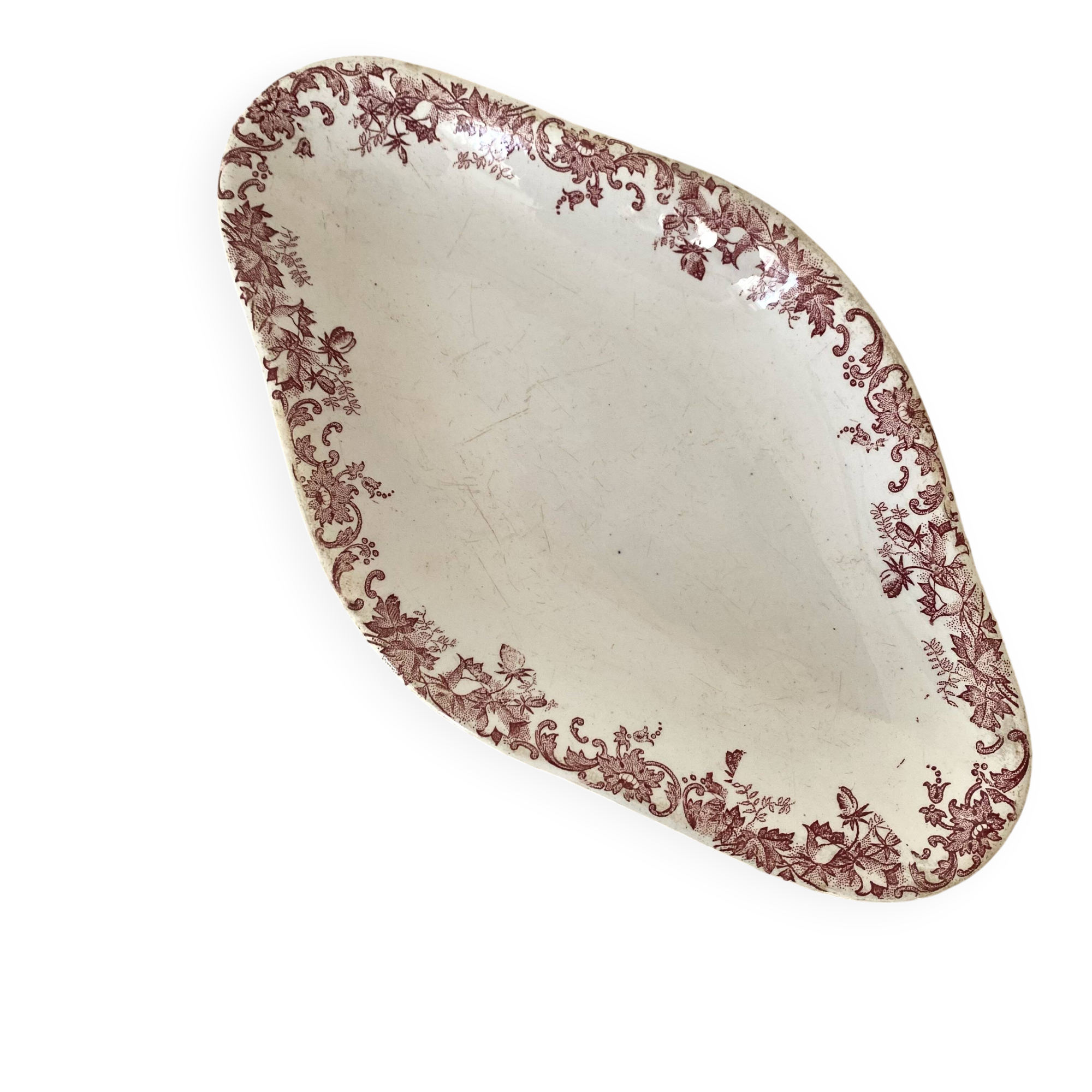 St Amand "Campanule" ironstone dish