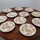 Service de table LONGCHAMP Terre de fer modèle Small bird 43 pièces