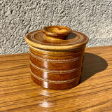 Water butter dish Stoneware Berry pottery vintage 60s