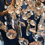 Crystal chandelier diamond cut 9 fires 1880