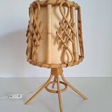 Bamboo bedside lamp