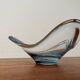 Danish glass bowl from the mid-century by Per Lütken for Holmegaard, 1960s.