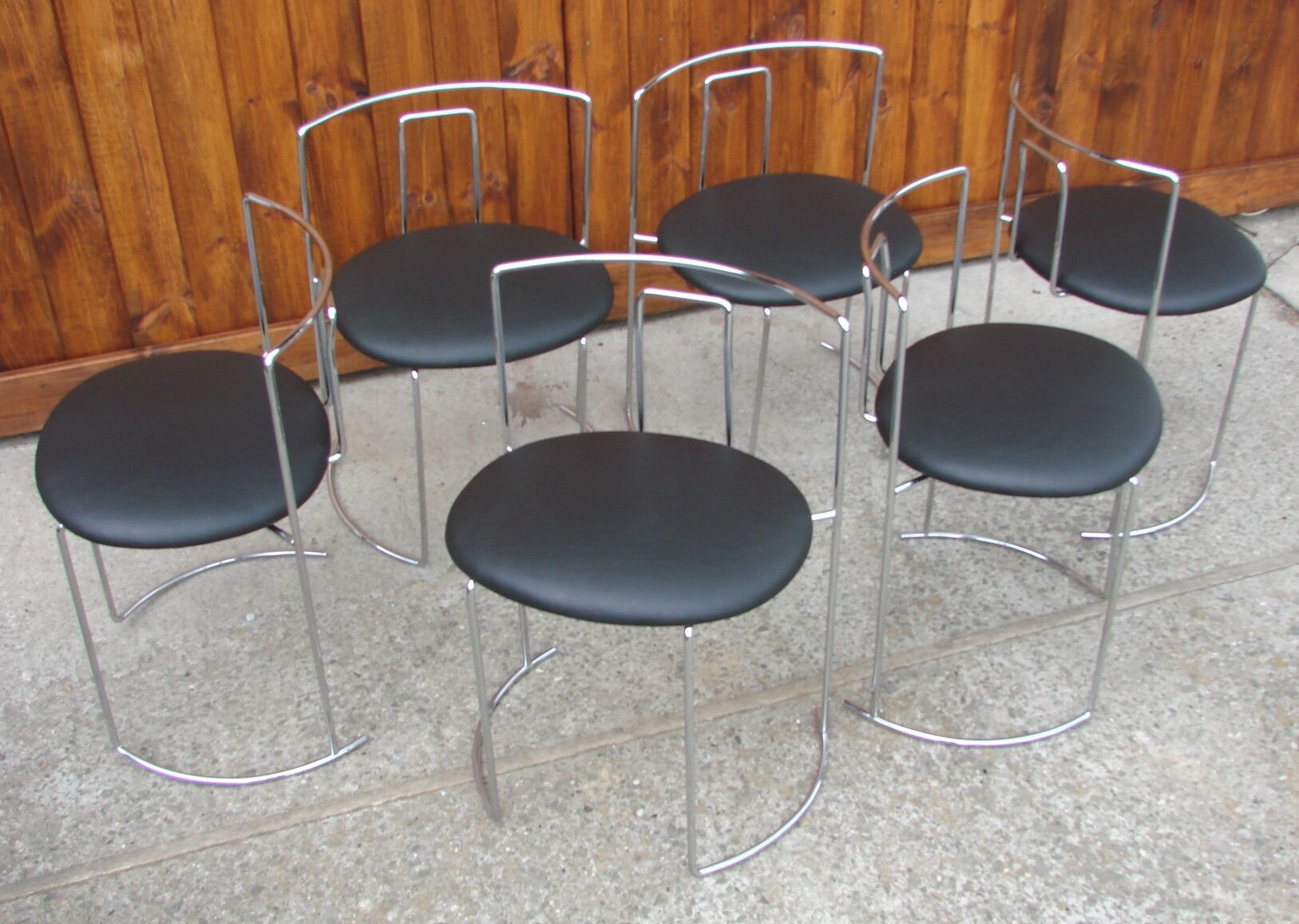 Set of 6 chairs , Italy 1970s