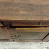 Meuble de métier,  ancien comptoir de mercerie