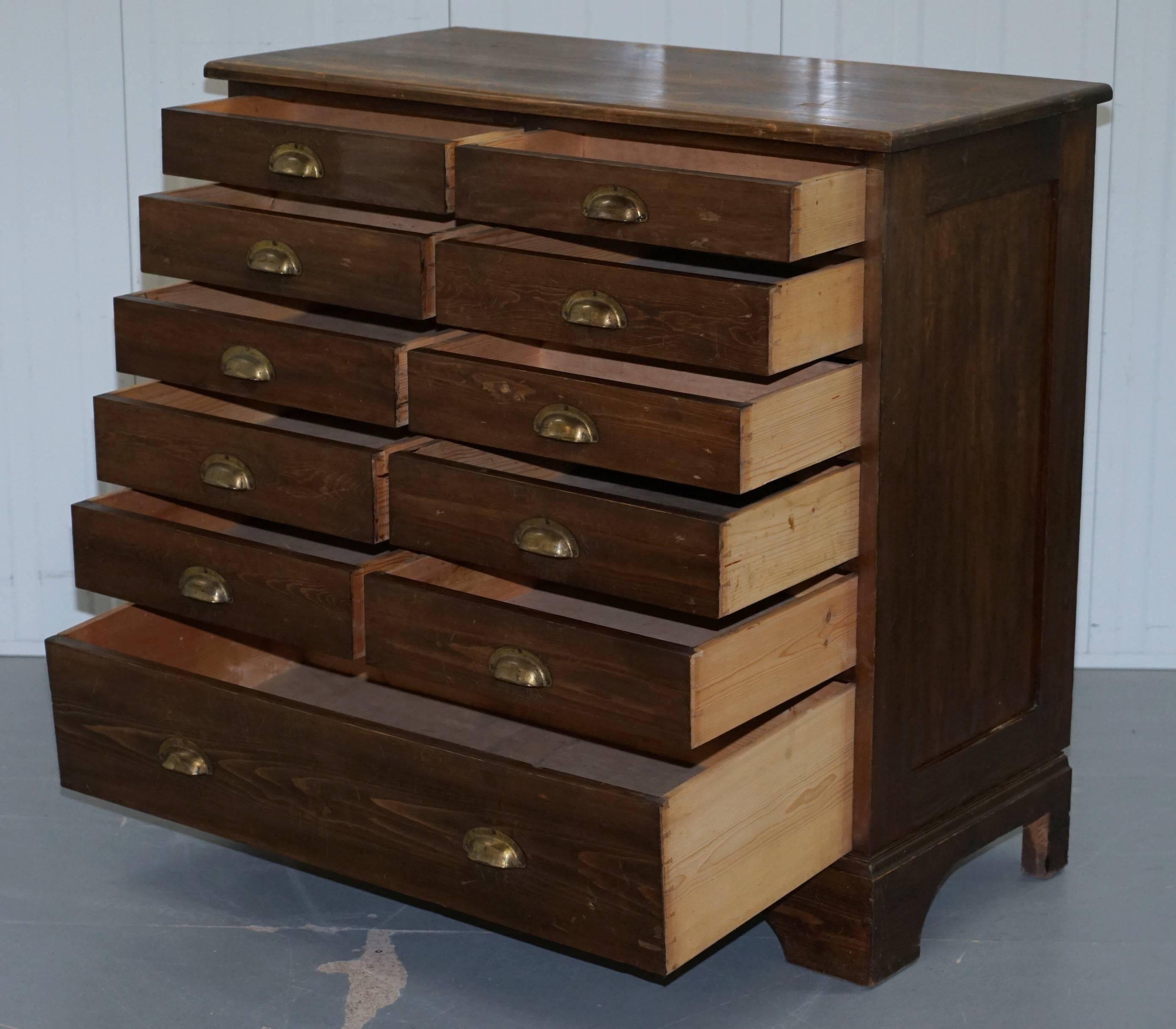 Large Victorian Chest of Drawers for Photographers