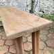 Pair of antique solid oak benches