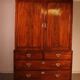 linen press en acajou du 18° siècle