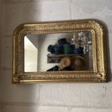Old golden mirror