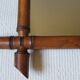 Bamboo mirror 78 x 60 from the 1920s/1930s
