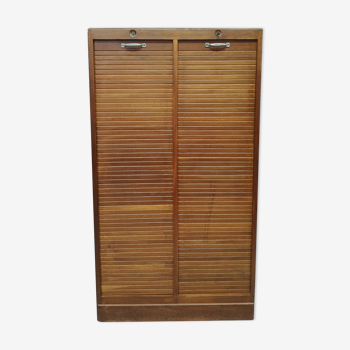 Double curtain binder cabinet 40s