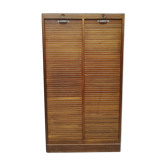 Double curtain binder cabinet 40s
