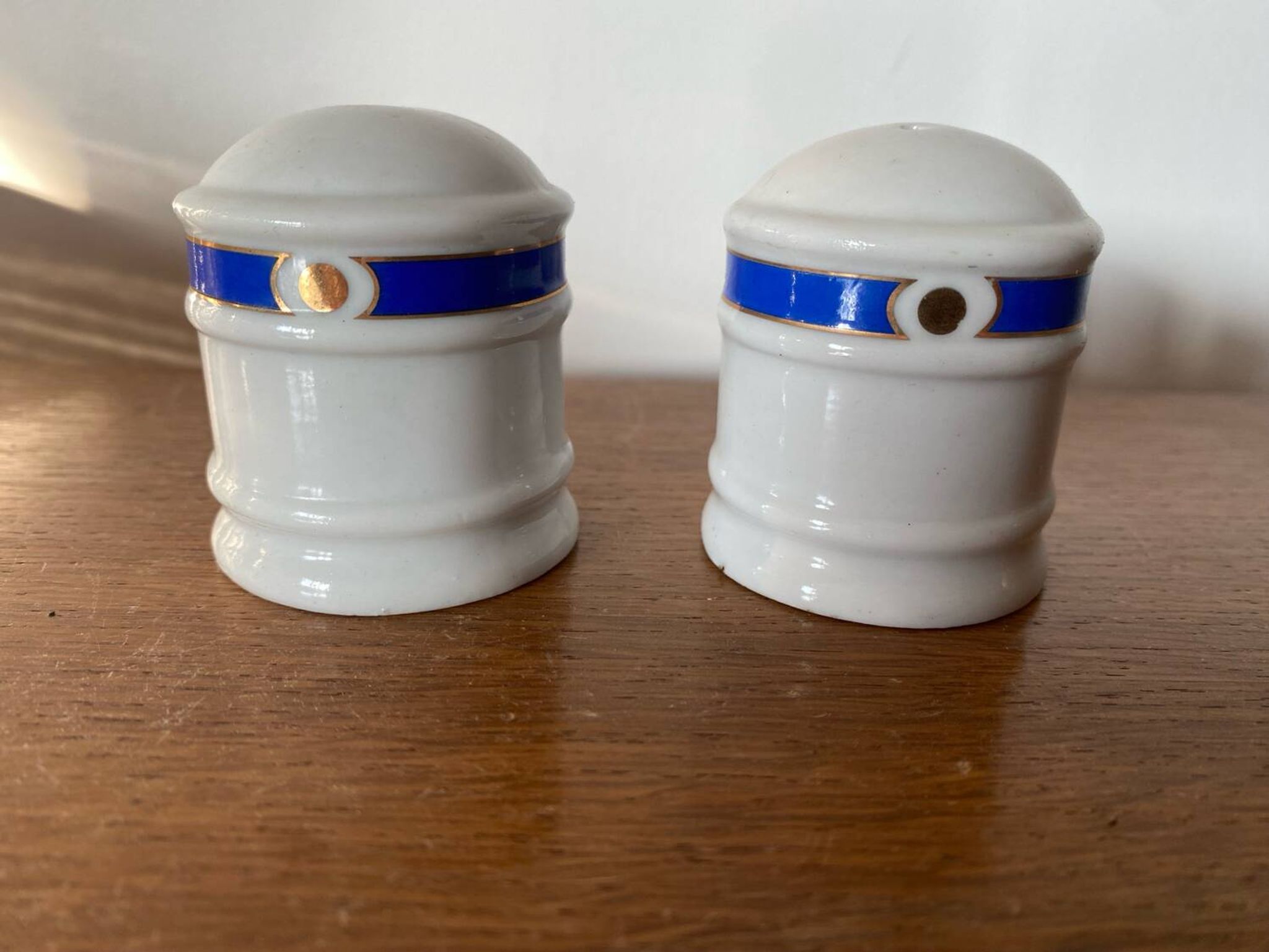 Salt & pepper shakers philippe deshoulieres ceramic made in france vintage