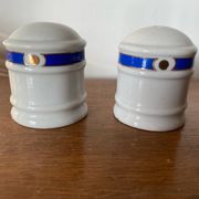 Salt & pepper shakers philippe deshoulieres ceramic made in france vintage