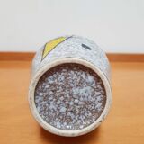 Vintage Fat Lava West German Ceramic Vase by Heinz Siery