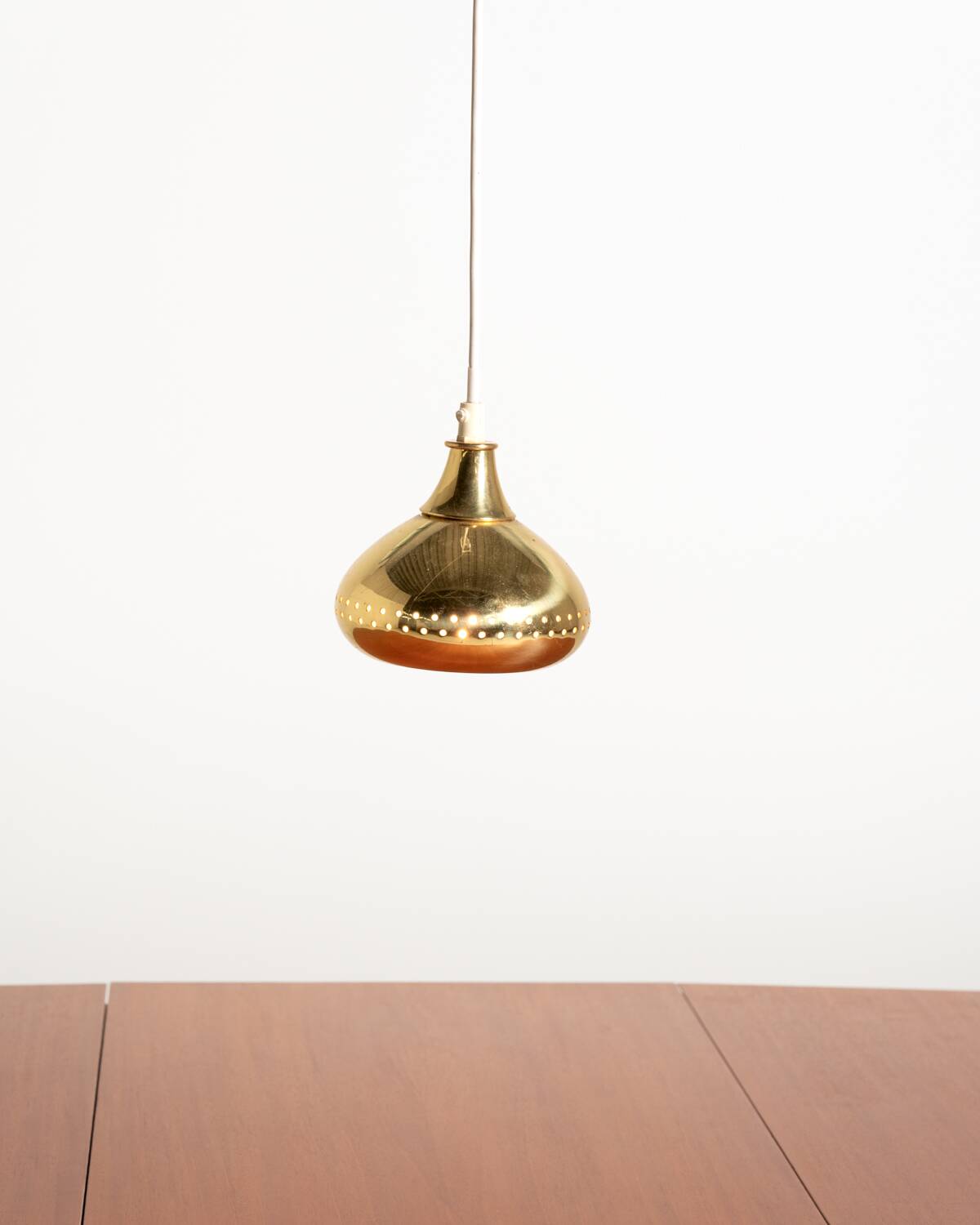Brass pendant lamp by Scandi-Lamp, 1960s/70s